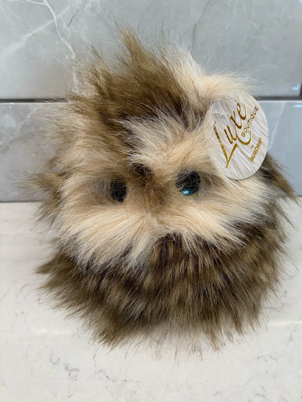 Luxe Boutique AURORA Aldora Owl Plush 6" New With Tags Realistic Fur